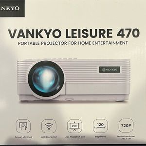 Vankyo Leisure 470 Pro projector is full HD 1080P Wireless